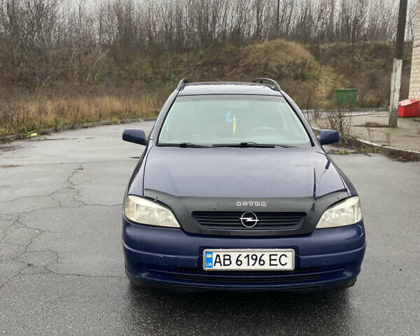 Синий Опель Астра, объемом двигателя 1.69 л и пробегом 353 тыс. км за 3500 $, фото 2 на Automoto.ua