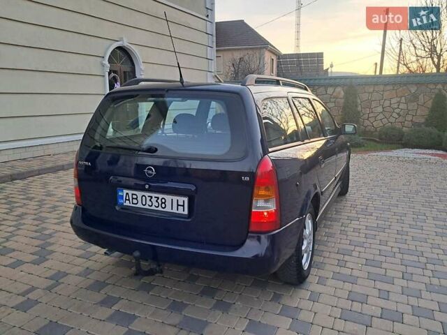 Синій Опель Астра, об'ємом двигуна 1.6 л та пробігом 233 тис. км за 3450 $, фото 20 на Automoto.ua