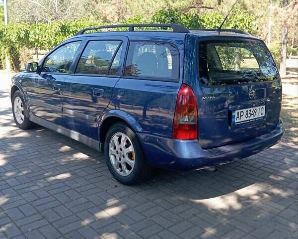 Синий Опель Астра, объемом двигателя 1.6 л и пробегом 233 тыс. км за 4300 $, фото 4 на Automoto.ua