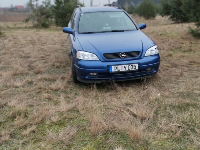 Синий Опель Астра, объемом двигателя 1.2 л и пробегом 200 тыс. км за 1500 $, фото 1 на Automoto.ua