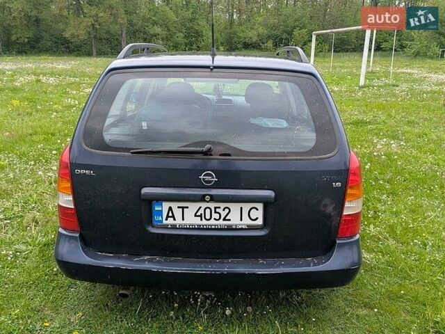 Синий Опель Астра, объемом двигателя 1.6 л и пробегом 192 тыс. км за 3700 $, фото 4 на Automoto.ua
