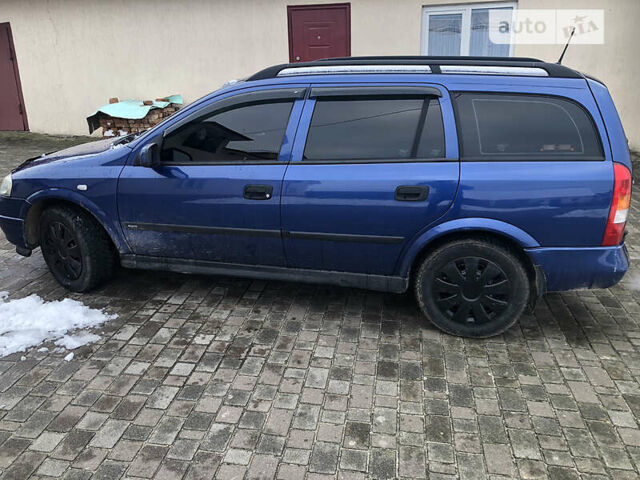 Синий Опель Астра, объемом двигателя 1.8 л и пробегом 223 тыс. км за 3900 $, фото 1 на Automoto.ua