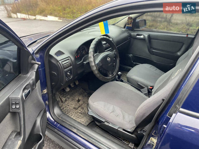 Синий Опель Астра, объемом двигателя 1.69 л и пробегом 353 тыс. км за 3500 $, фото 7 на Automoto.ua