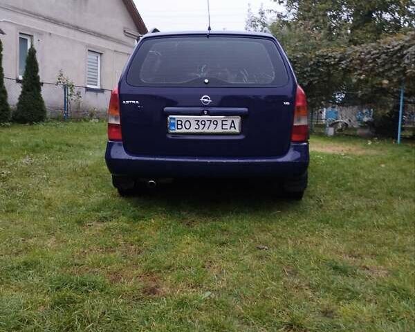 Синий Опель Астра, объемом двигателя 1.6 л и пробегом 390 тыс. км за 2500 $, фото 10 на Automoto.ua