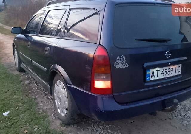 Синий Опель Астра, объемом двигателя 1.7 л и пробегом 350 тыс. км за 2300 $, фото 5 на Automoto.ua