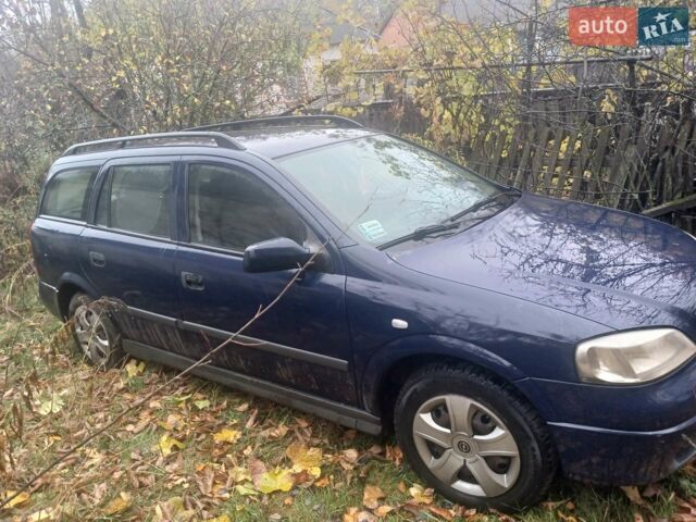 Синий Опель Астра, объемом двигателя 1.7 л и пробегом 330 тыс. км за 3200 $, фото 4 на Automoto.ua