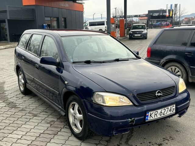 Синій Опель Астра, об'ємом двигуна 1.6 л та пробігом 179 тис. км за 1100 $, фото 2 на Automoto.ua
