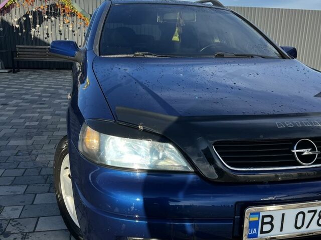Синий Опель Астра, объемом двигателя 1.6 л и пробегом 260 тыс. км за 4300 $, фото 2 на Automoto.ua
