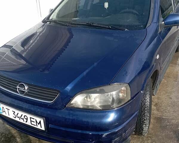 Синий Опель Астра, объемом двигателя 2.2 л и пробегом 400 тыс. км за 2625 $, фото 4 на Automoto.ua