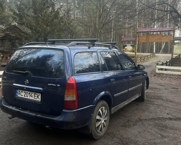 Синий Опель Астра, объемом двигателя 1.6 л и пробегом 341 тыс. км за 3200 $, фото 4 на Automoto.ua