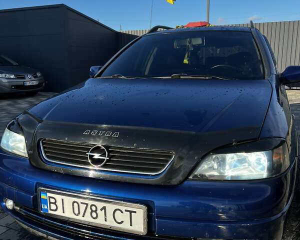 Синий Опель Астра, объемом двигателя 1.6 л и пробегом 260 тыс. км за 4200 $, фото 10 на Automoto.ua