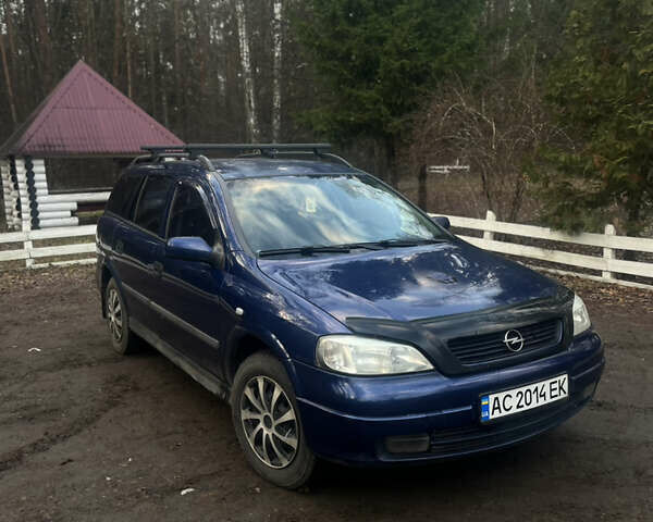 Синий Опель Астра, объемом двигателя 1.6 л и пробегом 341 тыс. км за 3200 $, фото 1 на Automoto.ua