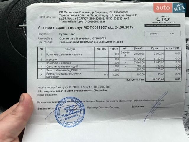 Синий Опель Астра, объемом двигателя 1.91 л и пробегом 390 тыс. км за 4300 $, фото 43 на Automoto.ua