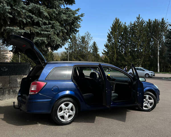 Синий Опель Астра, объемом двигателя 1.6 л и пробегом 245 тыс. км за 4800 $, фото 2 на Automoto.ua