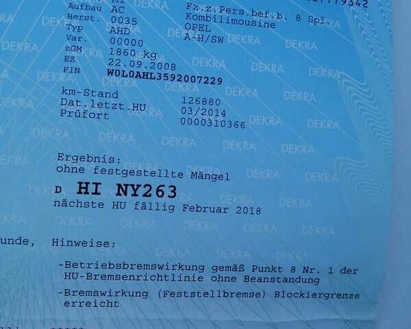 Синій Опель Астра, об'ємом двигуна 1.6 л та пробігом 247 тис. км за 5700 $, фото 7 на Automoto.ua
