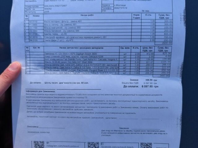 Синій Опель Астра, об'ємом двигуна 1.9 л та пробігом 310 тис. км за 5300 $, фото 4 на Automoto.ua
