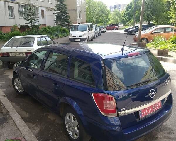 Синий Опель Астра, объемом двигателя 1.6 л и пробегом 255 тыс. км за 5200 $, фото 1 на Automoto.ua