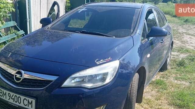 Синий Опель Астра, объемом двигателя 1.3 л и пробегом 248 тыс. км за 6600 $, фото 5 на Automoto.ua
