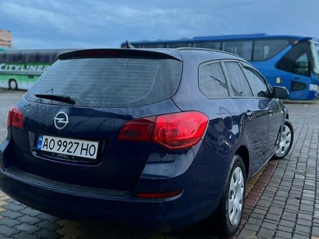 Синий Опель Астра, объемом двигателя 1.3 л и пробегом 264 тыс. км за 5800 $, фото 3 на Automoto.ua