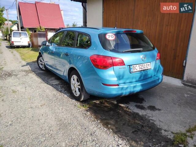 Синий Опель Астра, объемом двигателя 1.25 л и пробегом 225 тыс. км за 8700 $, фото 8 на Automoto.ua