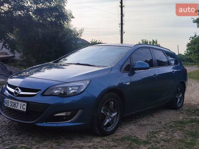 Синий Опель Астра, объемом двигателя 1.3 л и пробегом 265 тыс. км за 6000 $, фото 2 на Automoto.ua