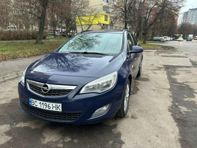 Синий Опель Астра, объемом двигателя 2 л и пробегом 277 тыс. км за 6750 $, фото 3 на Automoto.ua