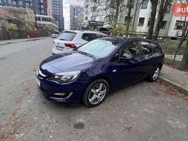 Синий Опель Астра, объемом двигателя 1.69 л и пробегом 250 тыс. км за 6000 $, фото 3 на Automoto.ua