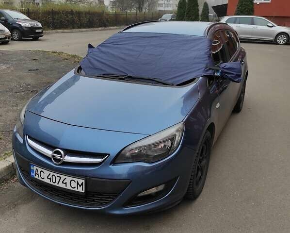 Синий Опель Астра, объемом двигателя 1.7 л и пробегом 236 тыс. км за 7750 $, фото 12 на Automoto.ua