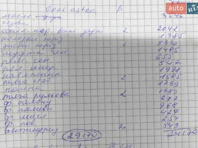 Синий Опель Астра, объемом двигателя 1.7 л и пробегом 289 тыс. км за 7399 $, фото 8 на Automoto.ua