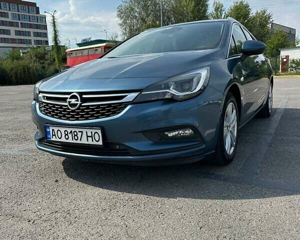 Синий Опель Астра, объемом двигателя 1.6 л и пробегом 287 тыс. км за 12700 $, фото 1 на Automoto.ua