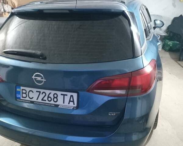 Синий Опель Астра, объемом двигателя 1.6 л и пробегом 287 тыс. км за 9600 $, фото 4 на Automoto.ua