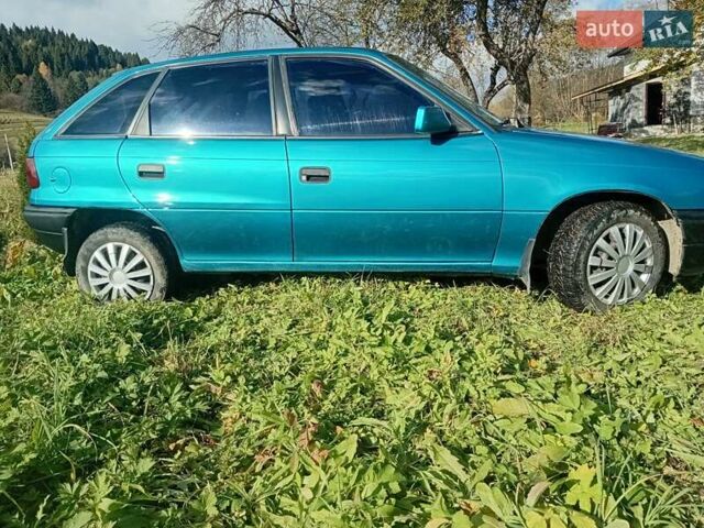 Зеленый Опель Астра, объемом двигателя 1.6 л и пробегом 258 тыс. км за 1393 $, фото 19 на Automoto.ua