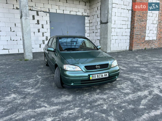 Зеленый Опель Астра, объемом двигателя 1.6 л и пробегом 205 тыс. км за 2500 $, фото 7 на Automoto.ua
