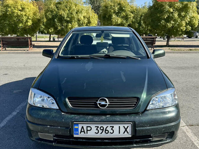 Зеленый Опель Астра, объемом двигателя 1.6 л и пробегом 343 тыс. км за 2500 $, фото 1 на Automoto.ua