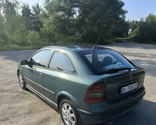 Зеленый Опель Астра, объемом двигателя 1.6 л и пробегом 303 тыс. км за 3399 $, фото 3 на Automoto.ua