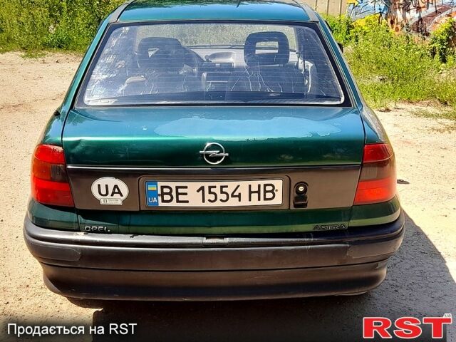 Зелений Опель Астра, об'ємом двигуна 1.4 л та пробігом 211 тис. км за 1500 $, фото 1 на Automoto.ua