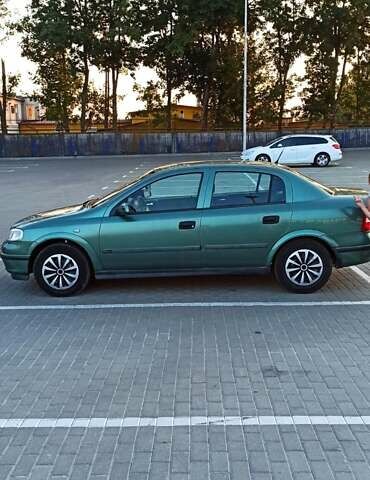 Зеленый Опель Астра, объемом двигателя 1.6 л и пробегом 410 тыс. км за 2900 $, фото 7 на Automoto.ua