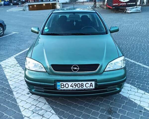 Зеленый Опель Астра, объемом двигателя 1.6 л и пробегом 410 тыс. км за 2900 $, фото 16 на Automoto.ua