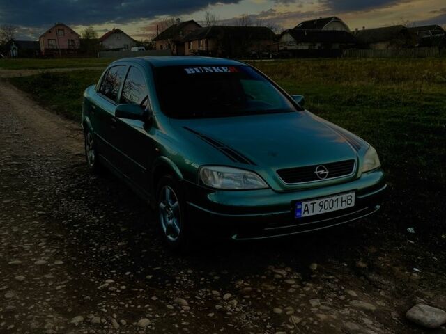 Зеленый Опель Астра, объемом двигателя 1.6 л и пробегом 350 тыс. км за 2500 $, фото 9 на Automoto.ua