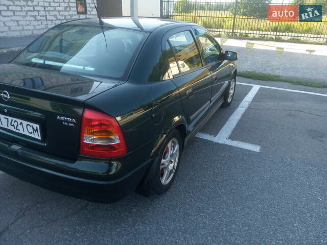Зеленый Опель Астра, объемом двигателя 1.6 л и пробегом 269 тыс. км за 4600 $, фото 9 на Automoto.ua