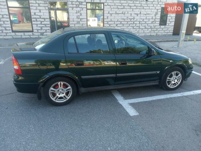 Зеленый Опель Астра, объемом двигателя 1.6 л и пробегом 269 тыс. км за 4600 $, фото 10 на Automoto.ua