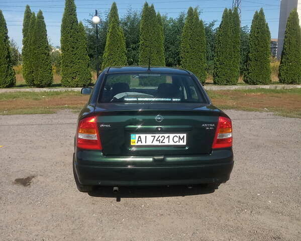 Зеленый Опель Астра, объемом двигателя 1.6 л и пробегом 269 тыс. км за 4600 $, фото 5 на Automoto.ua