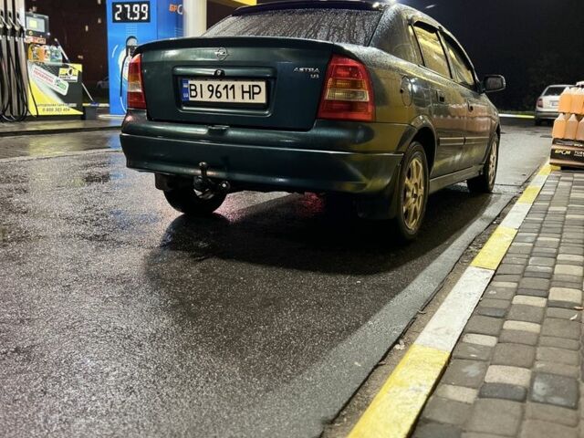 Зеленый Опель Астра, объемом двигателя 1.6 л и пробегом 320 тыс. км за 3600 $, фото 7 на Automoto.ua