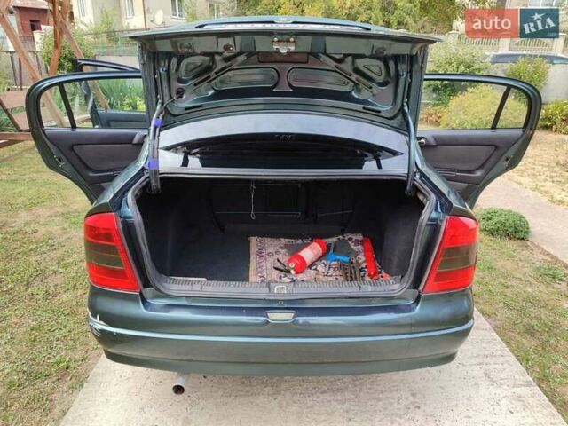 Зеленый Опель Астра, объемом двигателя 1.4 л и пробегом 182 тыс. км за 3500 $, фото 5 на Automoto.ua