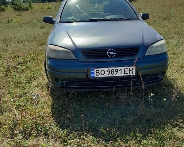 Зеленый Опель Астра, объемом двигателя 1.4 л и пробегом 290 тыс. км за 3150 $, фото 6 на Automoto.ua