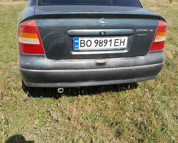 Зеленый Опель Астра, объемом двигателя 1.4 л и пробегом 290 тыс. км за 3150 $, фото 8 на Automoto.ua
