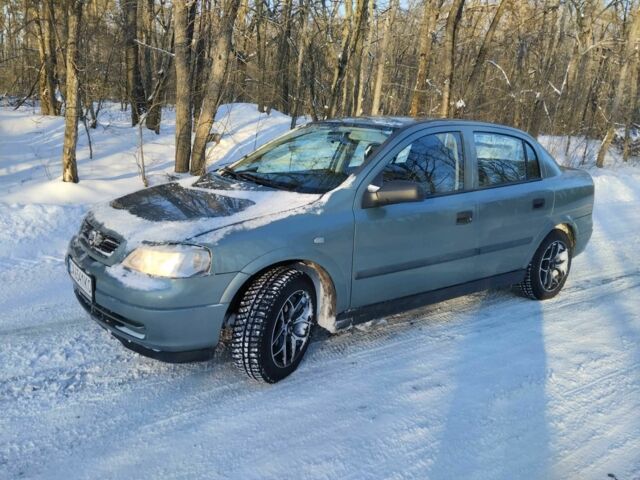 Зеленый Опель Астра, объемом двигателя 1.4 л и пробегом 208 тыс. км за 3600 $, фото 6 на Automoto.ua