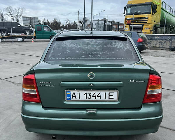 Зеленый Опель Астра, объемом двигателя 1.39 л и пробегом 195 тыс. км за 4000 $, фото 9 на Automoto.ua