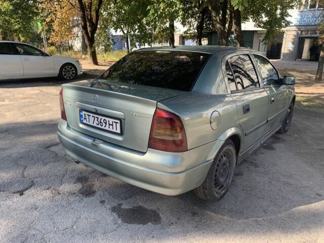 Зеленый Опель Астра, объемом двигателя 1.4 л и пробегом 187 тыс. км за 2450 $, фото 2 на Automoto.ua