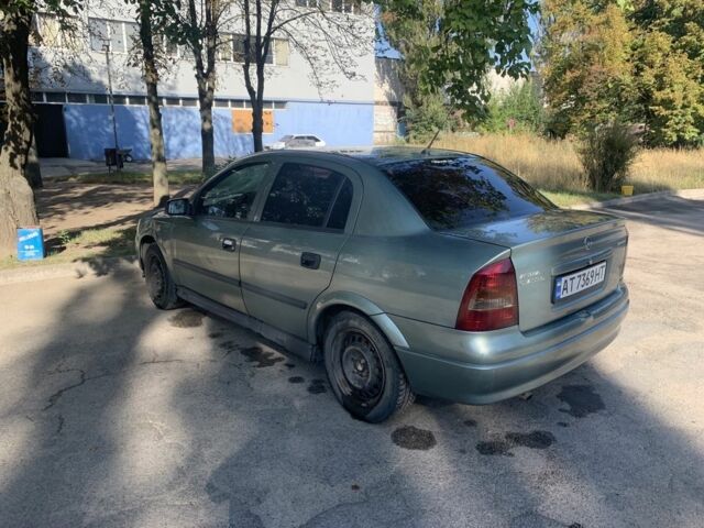 Зеленый Опель Астра, объемом двигателя 1.4 л и пробегом 187 тыс. км за 2450 $, фото 1 на Automoto.ua